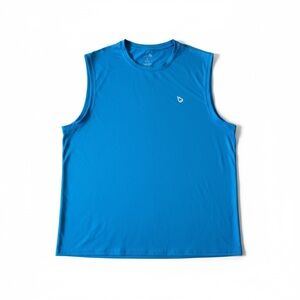 Baleaf Sleeveless Athletic Tank Top XXL Blue Performance Workout Shirt